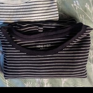 NINE WEST🖤Knit TShirt Black